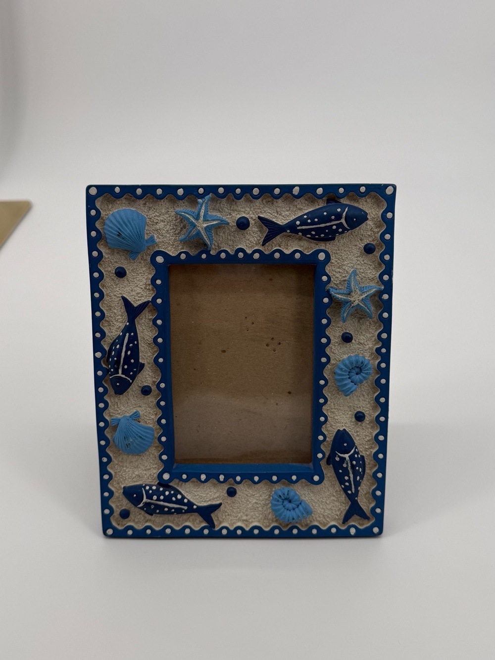 Coastal Blue Seashell Photo Frame - Brand: